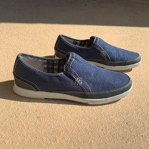 Clarks Men's Shoes Navy Canvas /NEW/